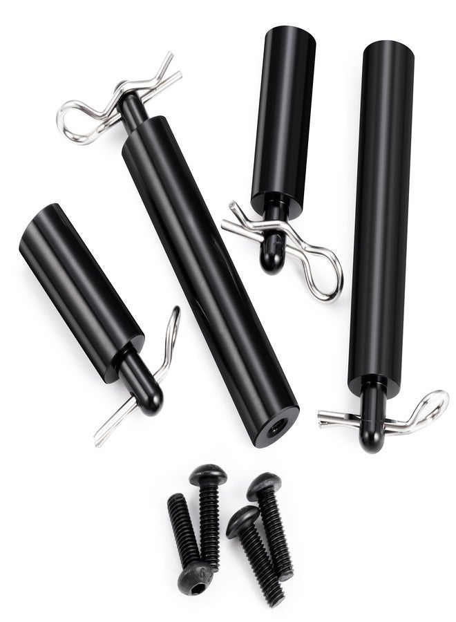 MORFUM RC Car Shell Holder Column Mounts Aluminum Body Mounts Car Shell Fixing Body Post with R Clips & Screws Compatible with 1/10 Tamiya Clod Buster 4×4×4 Monster RC Truck Car - Image 3